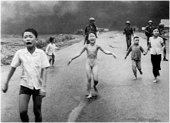 Hung Cong, 1972. Accidental Napalm Attack.