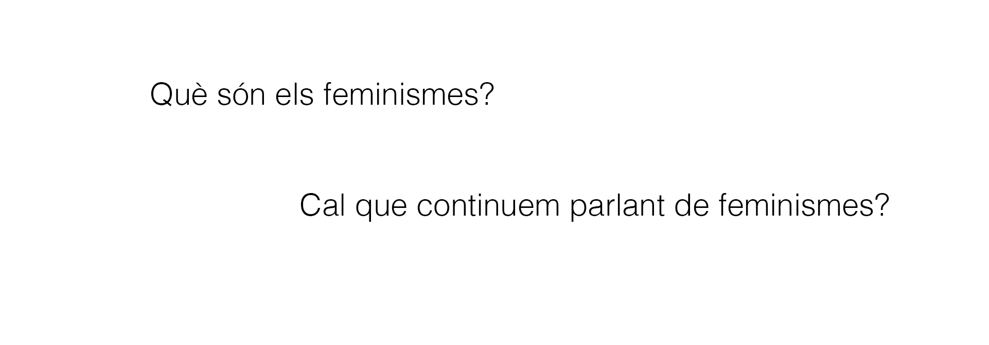 feminismes